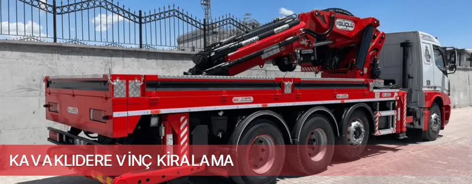 Kavaklıdere İlçemi Vinç Kiralama